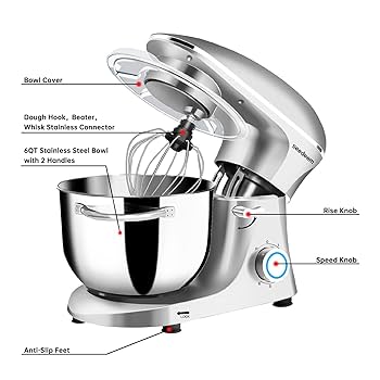 キッチン家電 Cook for me Amazon.com: Kitchen in the Box Stand Mixer, 900W 8.5 QT